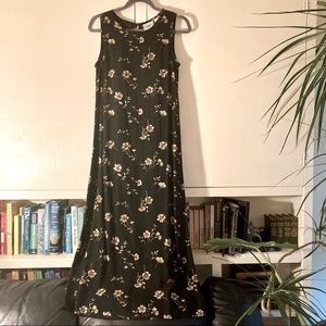 Vintage Floral Maxi Dress